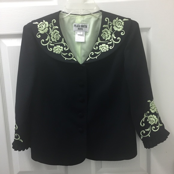 Plaza Smith Women's Black Dress Jacket - Picture 3 of 6